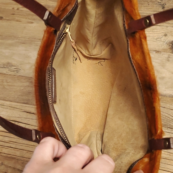 J & M Davidson cowhide handbag - Picture 5 of 6